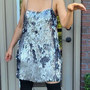 Zara Party Cocktail Mini Dress L or M